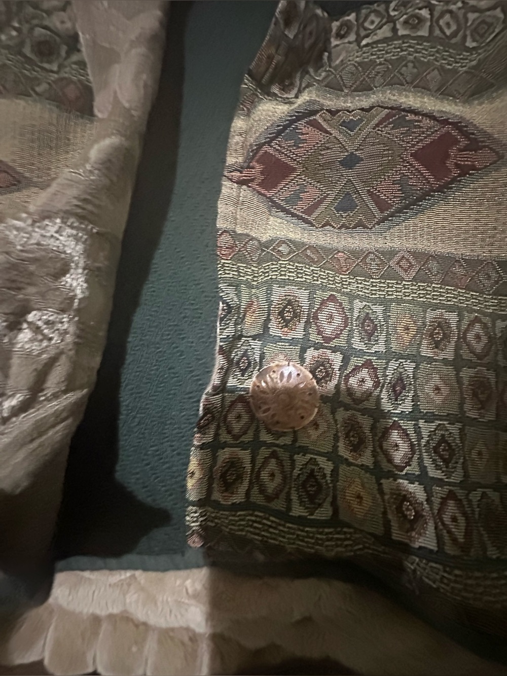 VINTAGE Early 90s Tapestry Patchwork Cropped Jacket 👩🎨🧝♀️ - Picture 5 of 12